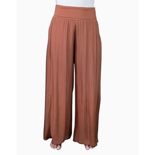 Mercedes Silk Pant - dolly mama boutique
