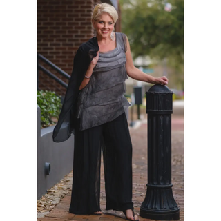 Mercedes Silk Pant - dolly mama boutique
