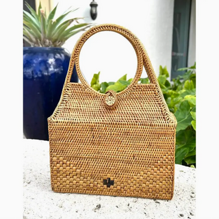 Ata Vine Round-Handle Bag - dolly mama boutique