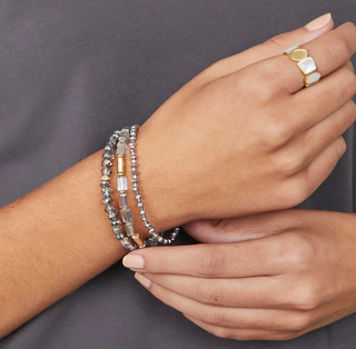 Sparkle Stretch Bracelet Stack - dolly mama boutique