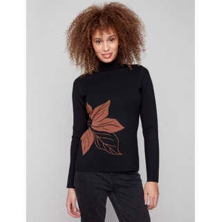 Gutsy Reversible Mock-Neck Sweater