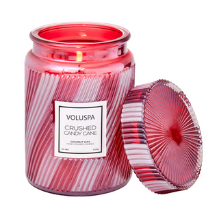 Crushed Candy Cane Candles - dolly mama boutique
