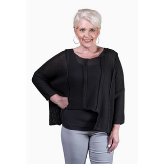 Amani Crop Sweater - dolly mama boutique