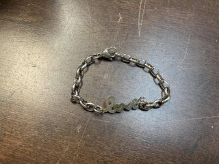 Steel “Love” Bracelet