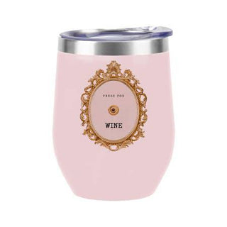 "Press for Wine" Tumbler - dolly mama boutique