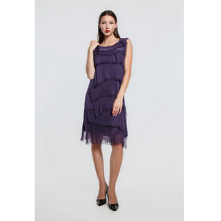 Mariana Sleeveless Ruffle Dress - dolly mama boutique