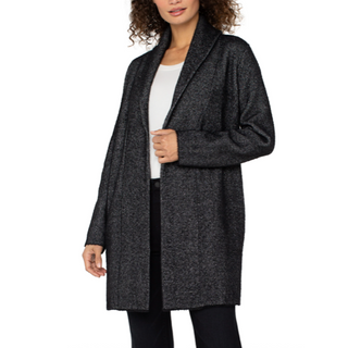 Herringbone Car Coat - dolly mama boutique