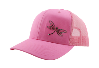 Kourtney Trucker Hat with Crystal Dragonfly