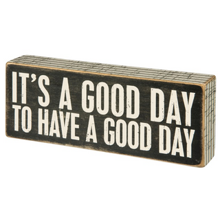 Box Sign "A Good Day" - dolly mama boutique