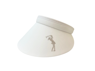 Brigitte Clip On Visor with Golf Girl - dolly mama boutique