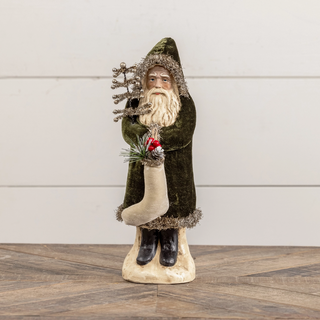 Forest Velvet Santa