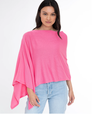 Cotton Cashmere Poncho - dolly mama boutique