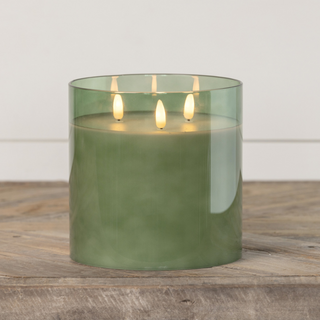 6” 3-Wick 3D Flame Candle - dolly mama boutique