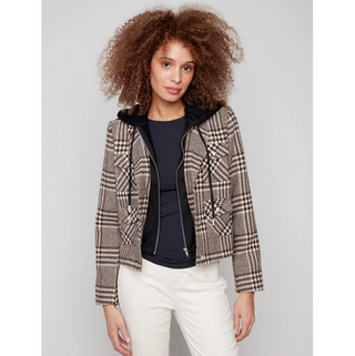 Glenn Plaid Hoody Jacket