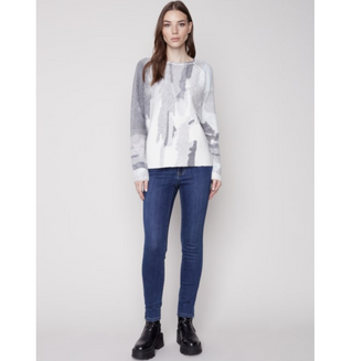 Crew-Neck Reversible Sweater C2268X