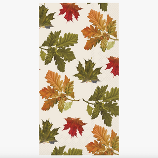 Earthtone Leaves Guest Towels