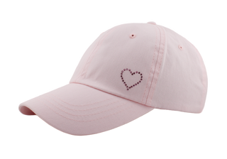 Rachel Cap with Small Crystal Heart