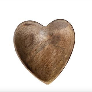 Mango Wood Heart Tray