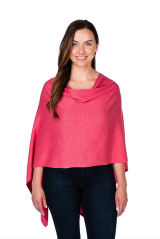 Cotton Cashmere Poncho