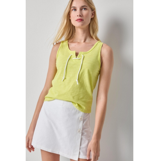Lace-Up Tank Top