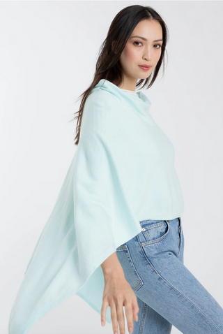 Cotton Cashmere Poncho