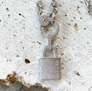 Crystal Lock Necklace