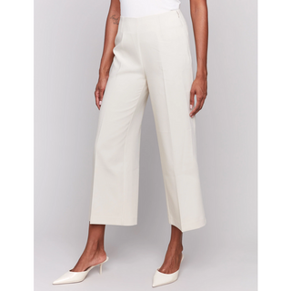 Wide-Leg Side-Zip Pant