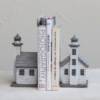 Lighthouse Bookend Set - dolly mama boutique