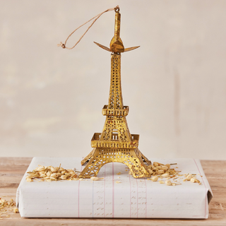Gold Eiffel Tower Ornament - dolly mama boutique