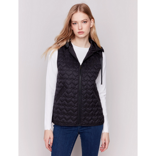 Quilted Mini Hearts Vest - dolly mama boutique