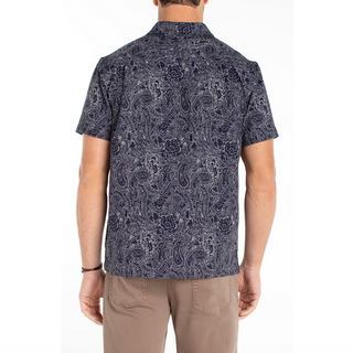 Men's Paisley Button-Up Shirt - dolly mama boutique