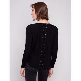 Boatneck Sweater with Pockets - dolly mama boutique