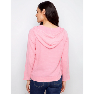 Bubble Cotton Hoodie - dolly mama boutique
