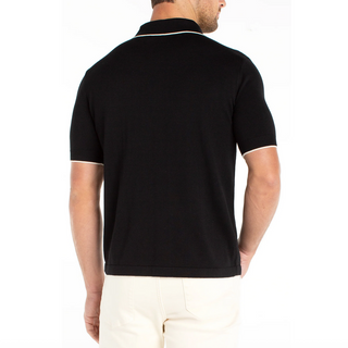 Short-Sleeve Polo Sweater - dolly mama boutique