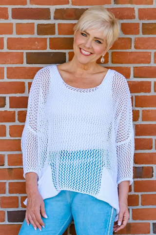 Lennox Knit Top LS #BLS133 - dolly mama boutique