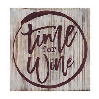 "Time For Wine" Wooden Sign - dolly mama boutique