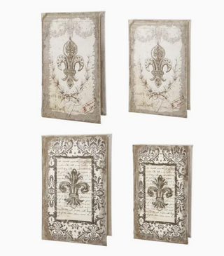 Fleur De Lis Book Boxes