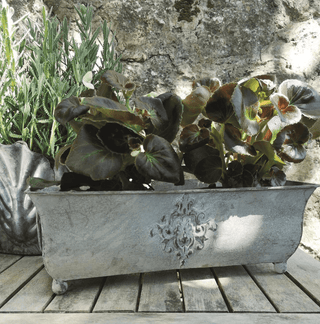 Vintage Rectangular Planter - dolly mama boutique