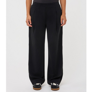 Modal Pleated Knit Trousers