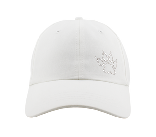 Rachel Cap with Crystal Dog Paw - dolly mama boutique