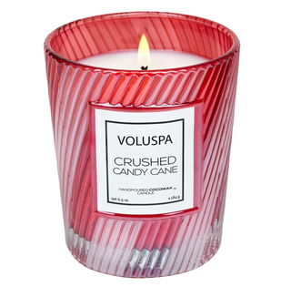 Crushed Candy Cane Candles - dolly mama boutique