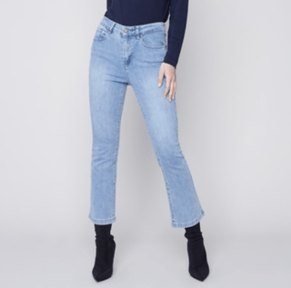Bootcut Ankle Jean - dolly mama boutique