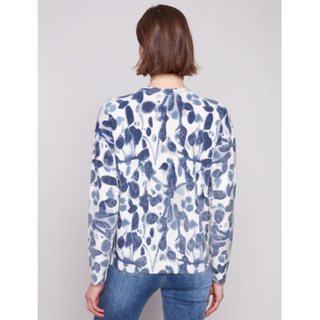 Printed Reversible Sweater - dolly mama boutique