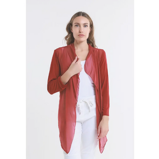 Ansley Tie-Front Wrap - dolly mama boutique