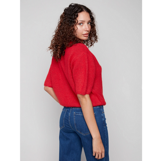 Elbow-Sleeve Sweater - dolly mama boutique