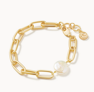 Coin Pearl Chain Bracelet - dolly mama boutique