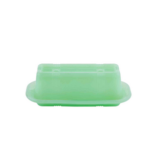 Jadeite Glass Butter Dish - dolly mama boutique