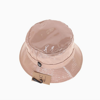 Shiny Bucket Rain Hat - dolly mama boutique