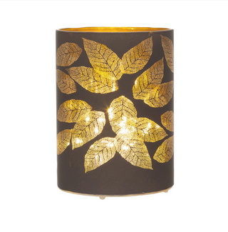 Mercury Glass Leaf LED - dolly mama boutique