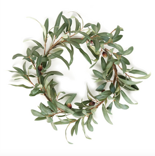 Olive Wreath with Olives N2TP01 - dolly mama boutique